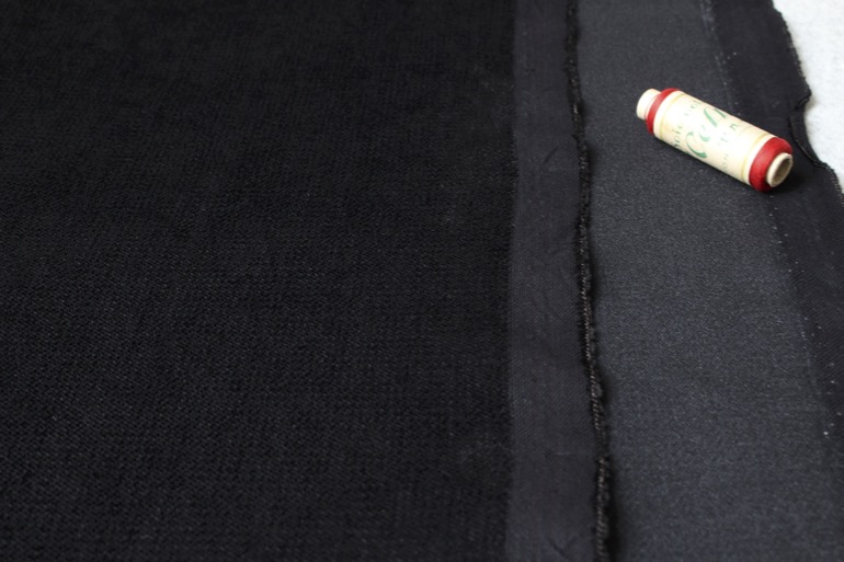 Linen velvet リネンベルベット ブラック